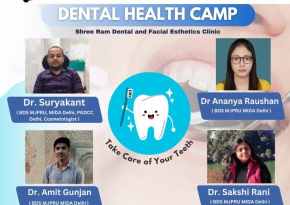 Notice for Dental Health Camp.